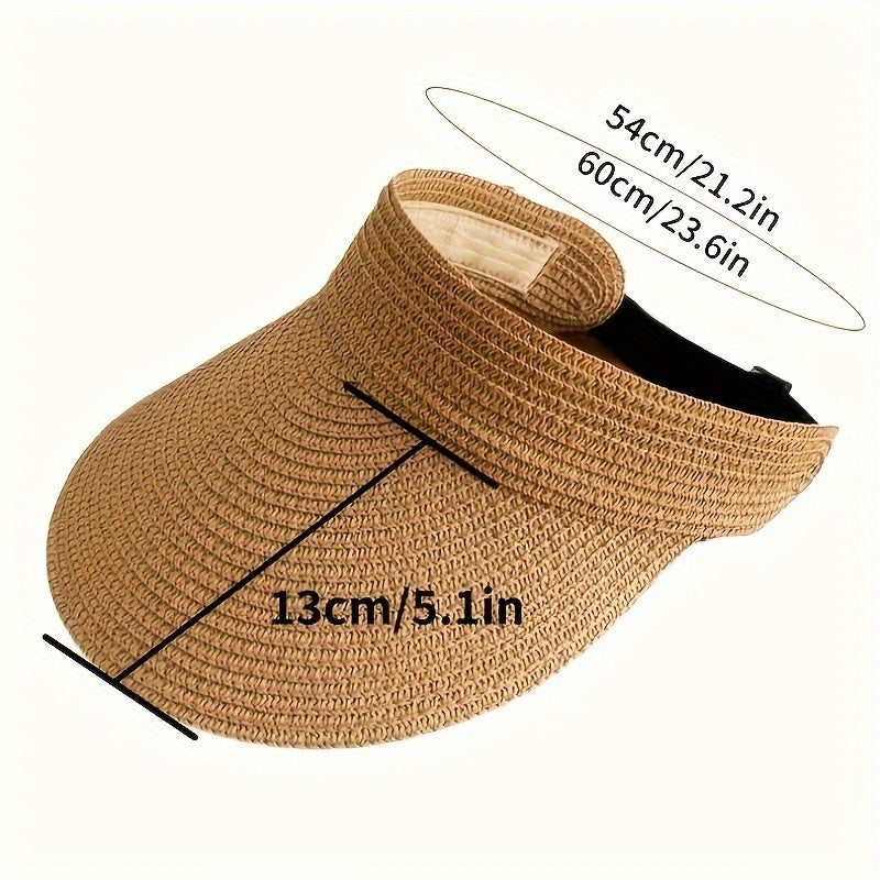 Foldable Wide Brim Sunshade Visor with UV Protection