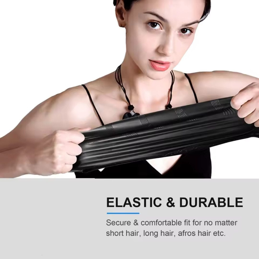 HydroFit Silicone Swim Cap with Ear Protection - Waterproof & Comfortable