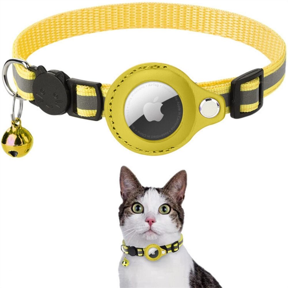 Cat GPS Tracker Collar, Reflective & Quick Release for Night Safety