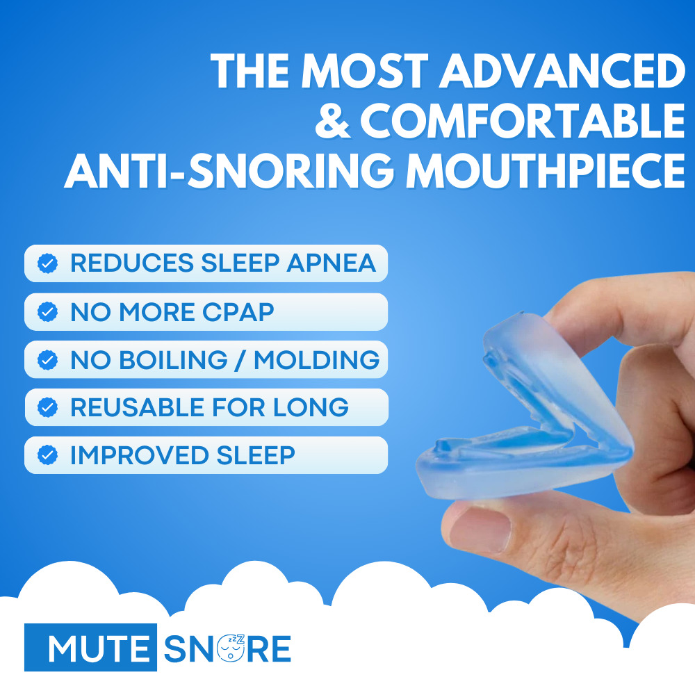 Adjustable Anti-Snoring Mouthpiece for Quiet, Restful Sleep