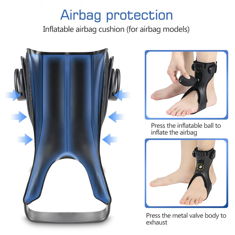 AFO Drop Foot Brace | Ankle Foot Orthosis Splint for Stroke Recovery