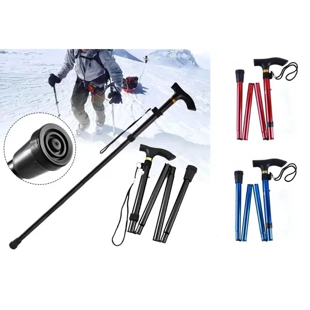 Folding Telescopic Walking Stick | Adjustable Cane for Mobility Support