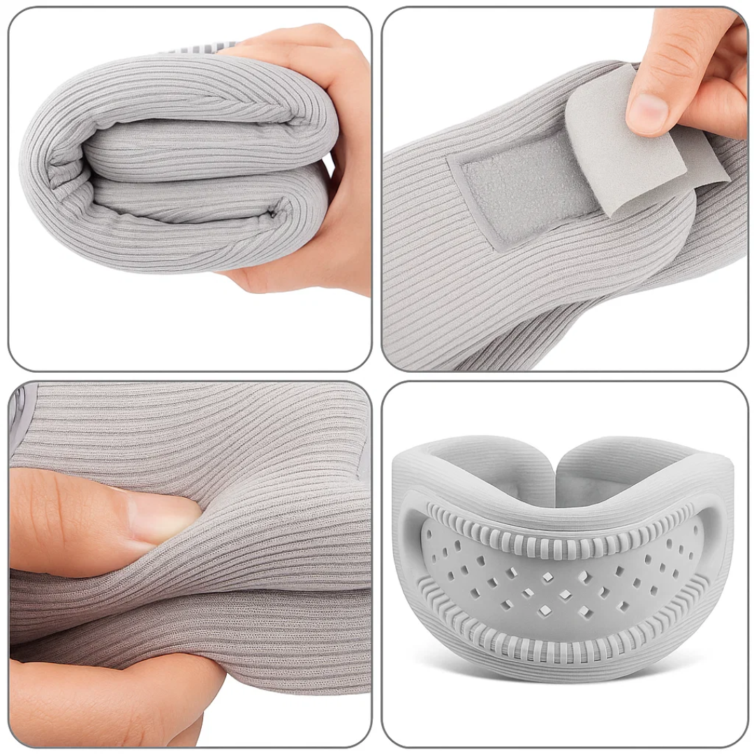 Soft Foam Neck Support Brace | Breathable Cervical Collar for Pain Relief & Sleep