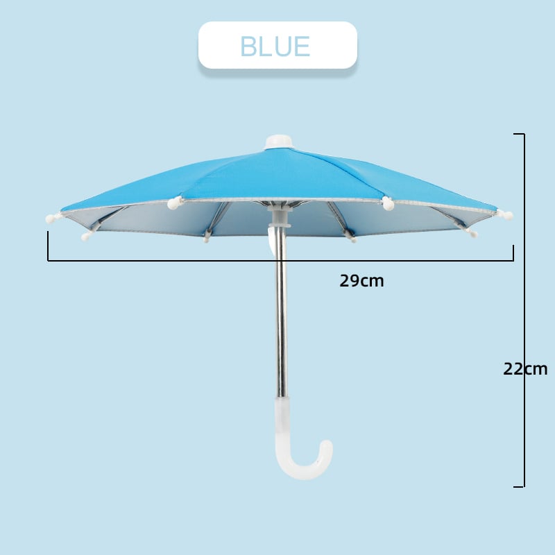 Portable Phone Umbrella Sun Shade | Anti-Glare Suction Cup Stand & Mobile Holder