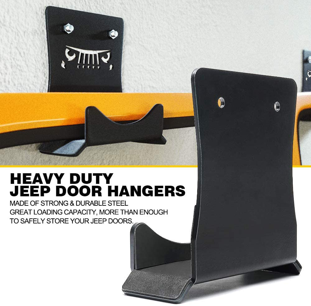 Wall-Mounted Door Hangers, Removable Storage Rack for Off-Road Vehicle Doors