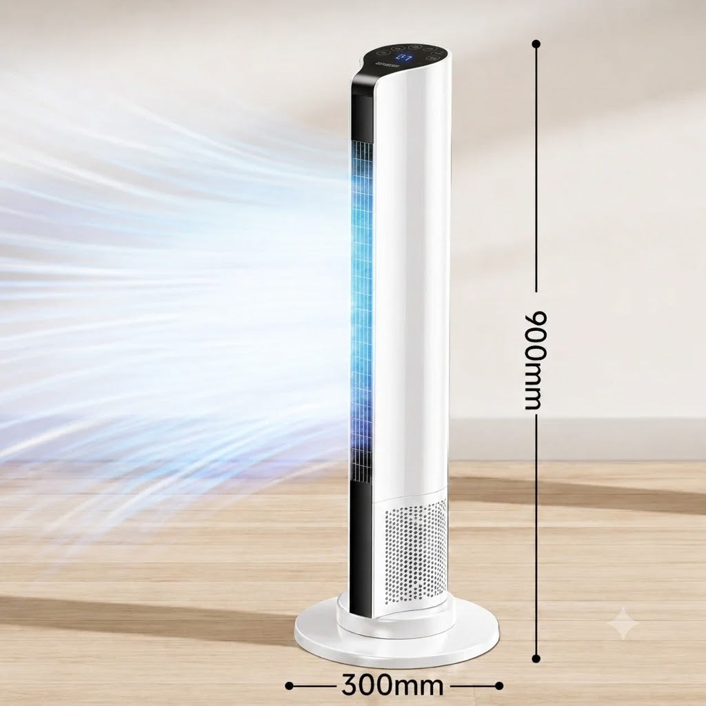 Powerful Portable Stand-Up Air Conditioner – Windowless Indoor Room Cooler with Smooth-Glide Wheels