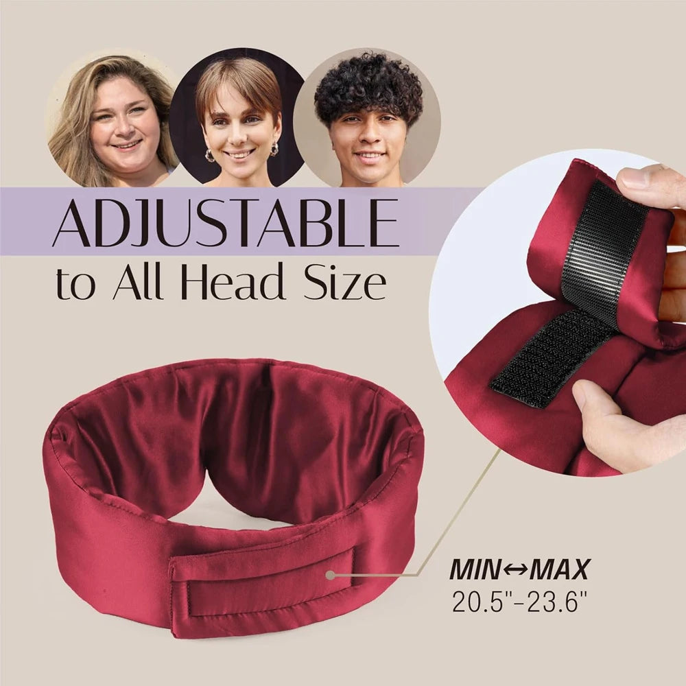 Mulberry Silk Sleep Mask | 100% Blackout Eye Cover Blindfold