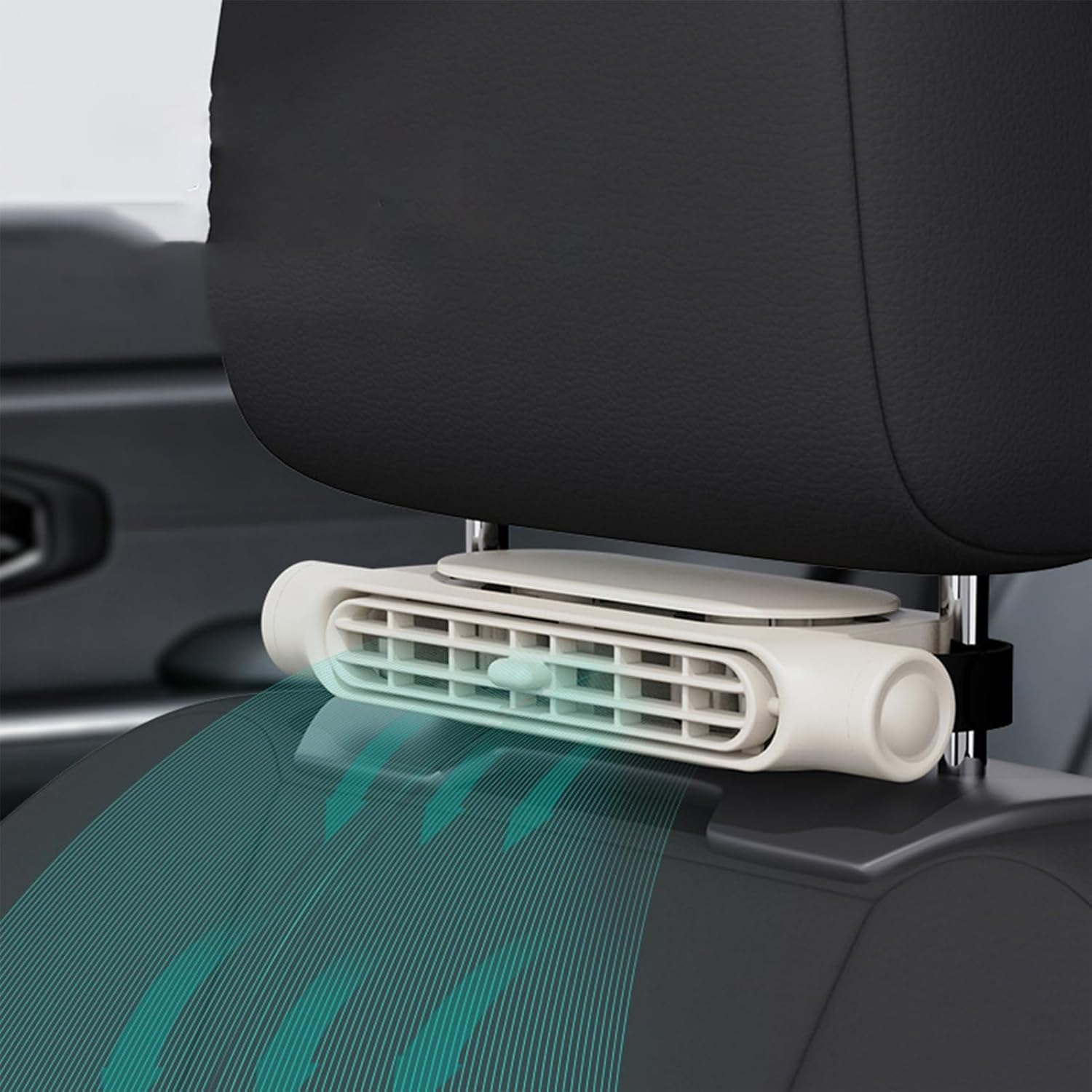 USB Backseat Car Cooling Fan with Headrest Mount and 3 Speeds (1+1 FREE)