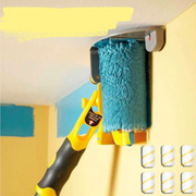 Professional Edge Painting Tool | Precision Trim Roller with 3 Spare Rolls