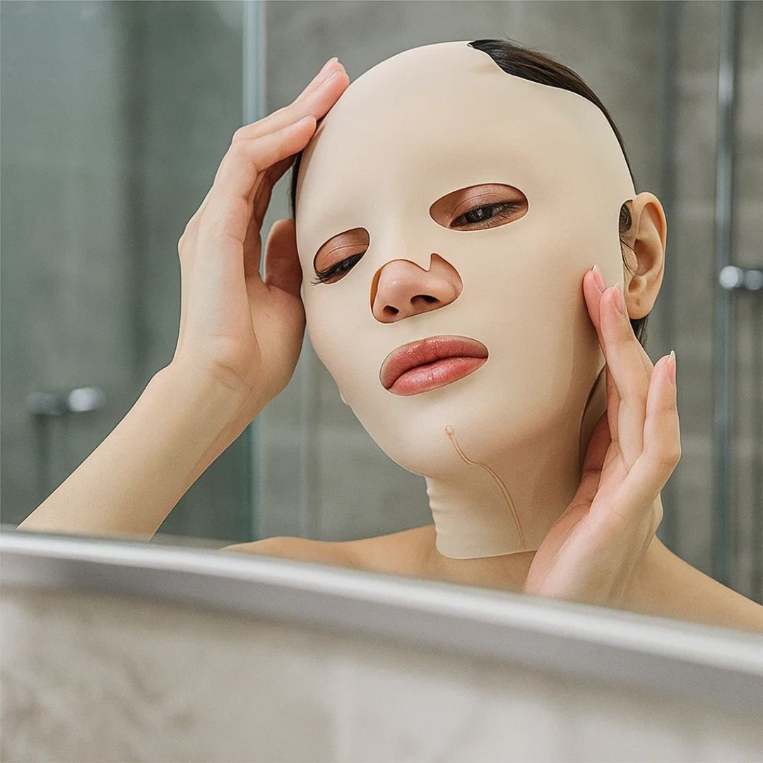 V-Line Face Lift Mask | Reusable Compression Chin Strap for Firming Mature Skin