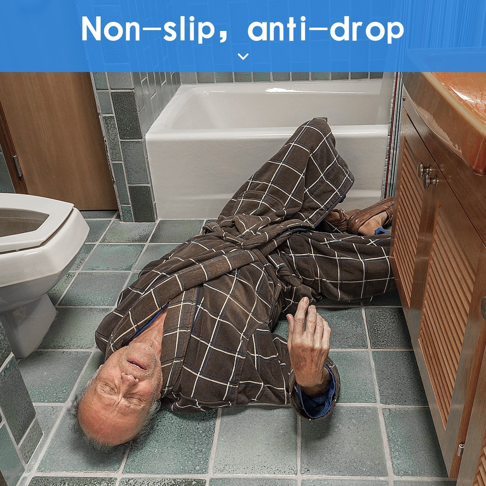 Toilet Safety Rail - Adjustable Heavy-Duty Support for Seniors