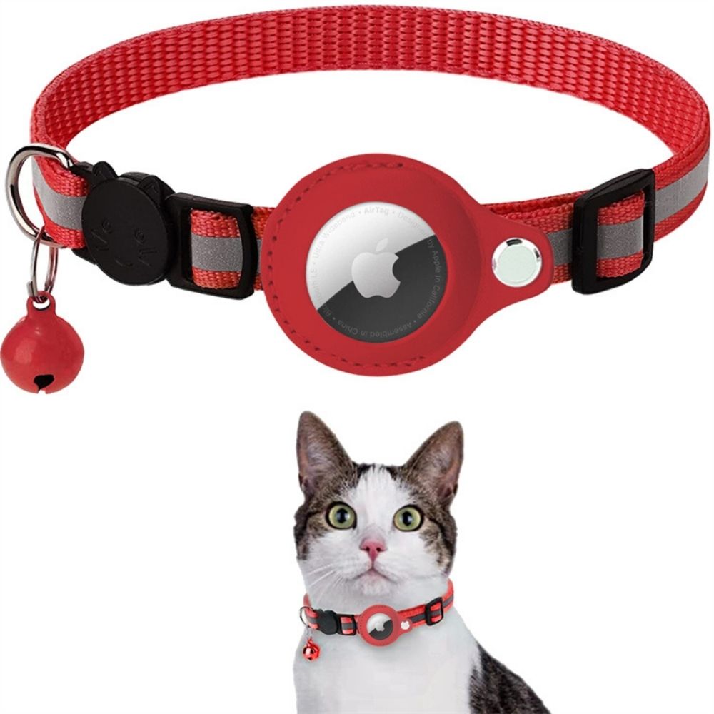 Cat GPS Tracker Collar, Reflective & Quick Release for Night Safety