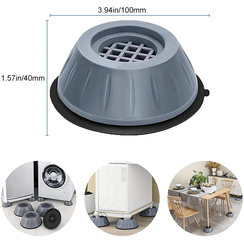 Anti-Vibration Washing Machine Support Pads – Noise-Reducing Rubber Feet for Washers & Dryers
