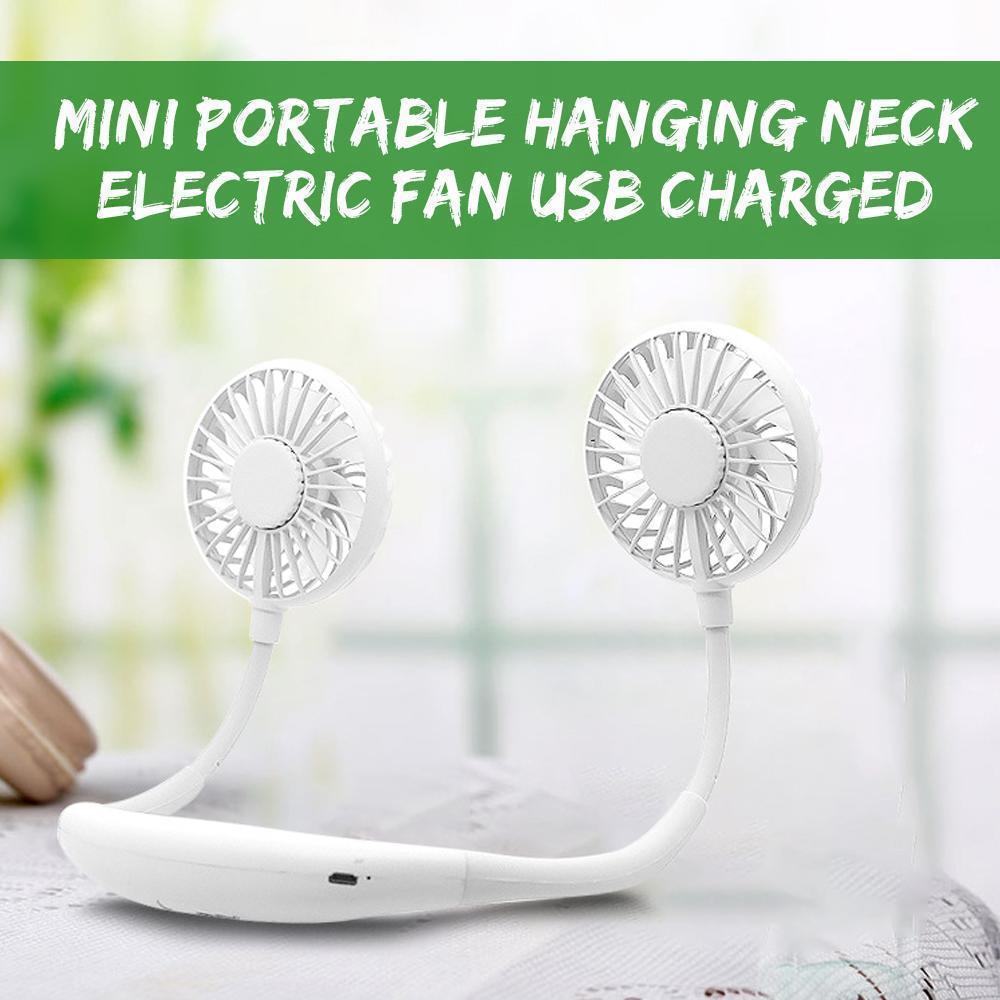 Portable Hands-Free Neck Fan | Rechargeable Wearable Cooling Fan for Travel