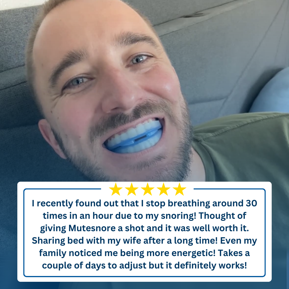 Adjustable Anti-Snoring Mouthpiece for Quiet, Restful Sleep