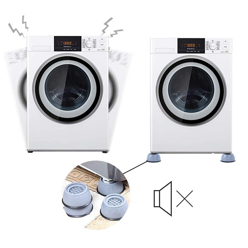 Anti-Vibration Washing Machine Support Pads – Noise-Reducing Rubber Feet for Washers & Dryers
