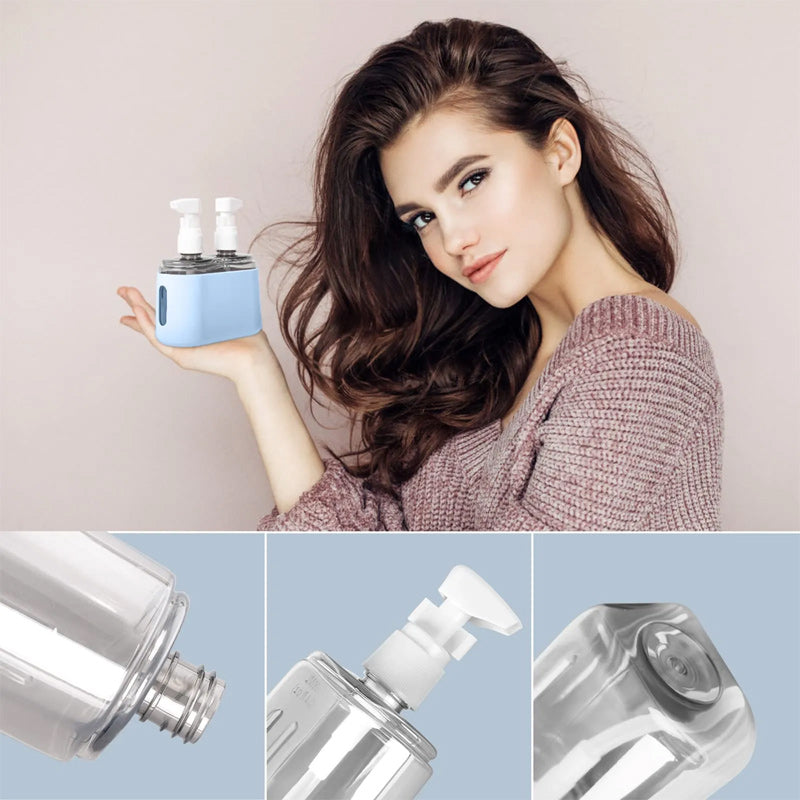 Leak-Proof Portable Travel Bottle Set | TSA Approved Shampoo & Lotion Dispenser