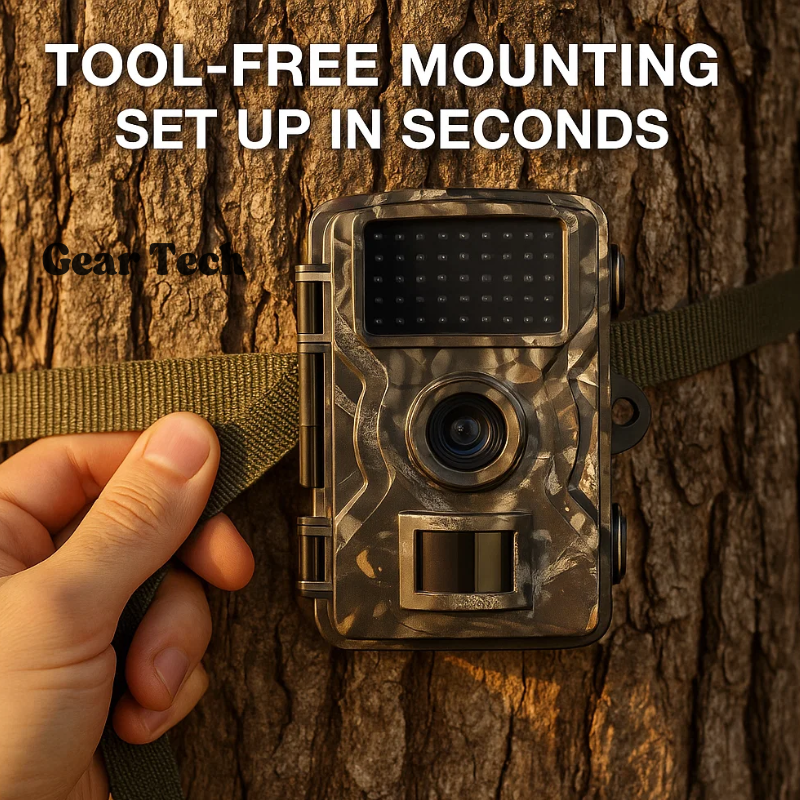 Outdoor Night Vision Trail Camera | Waterproof Wildlife Game Cam