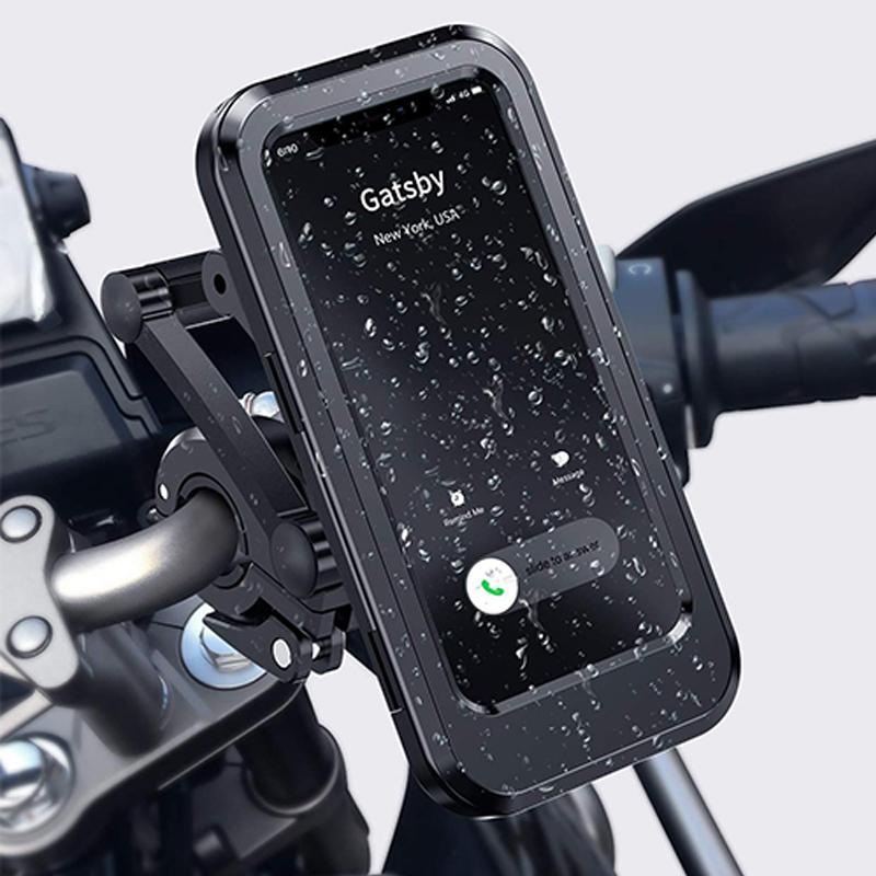 Waterproof Bike Phone Mount | Handlebar Holder & 15W Power Bank