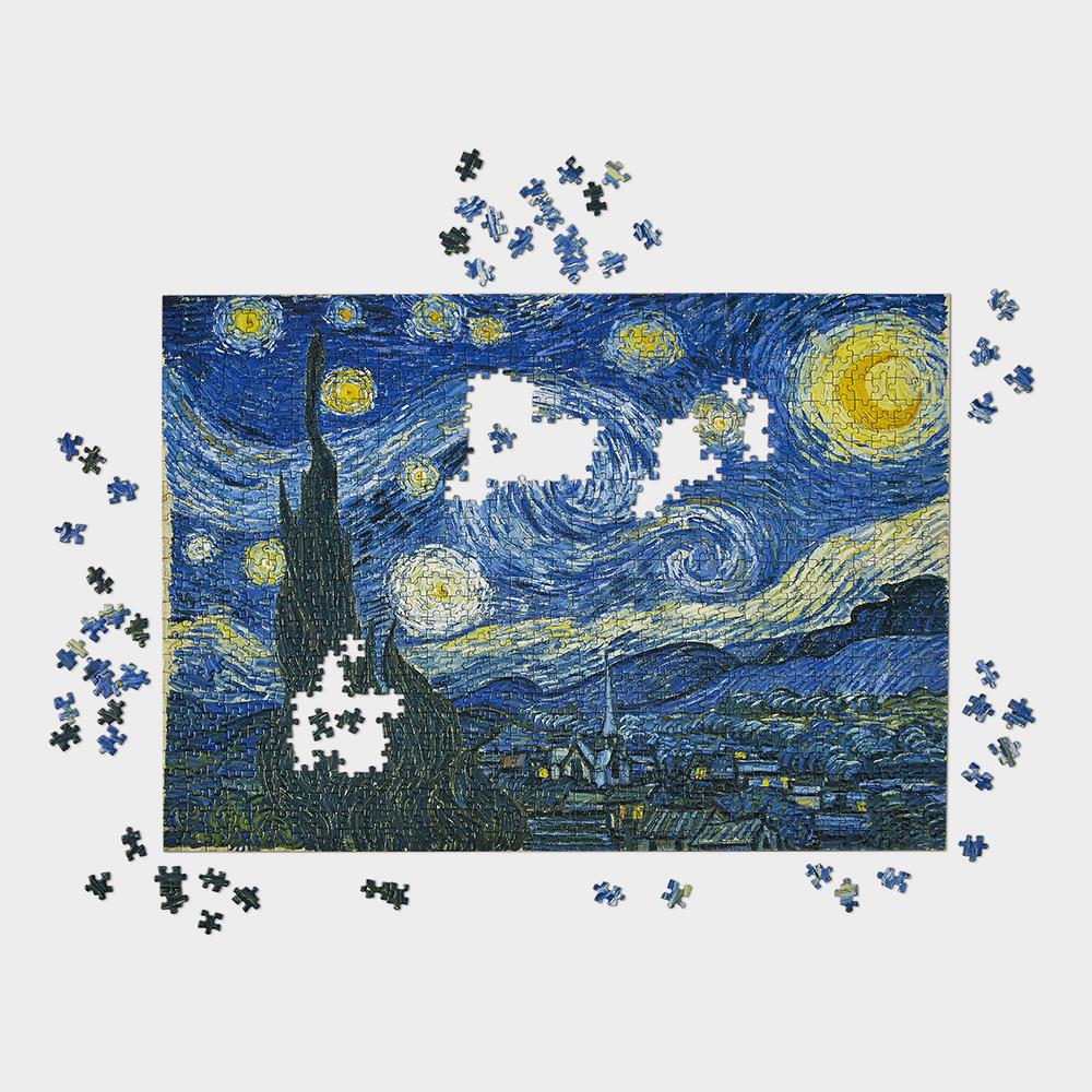 1,000 Piece Starry Night Jigsaw Puzzle, Glare-Free