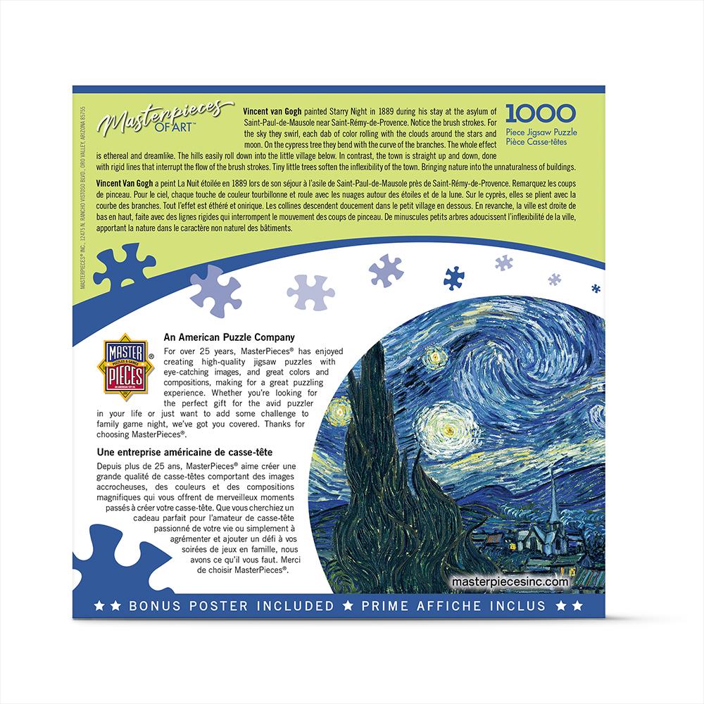 1,000 Piece Starry Night Jigsaw Puzzle, Glare-Free