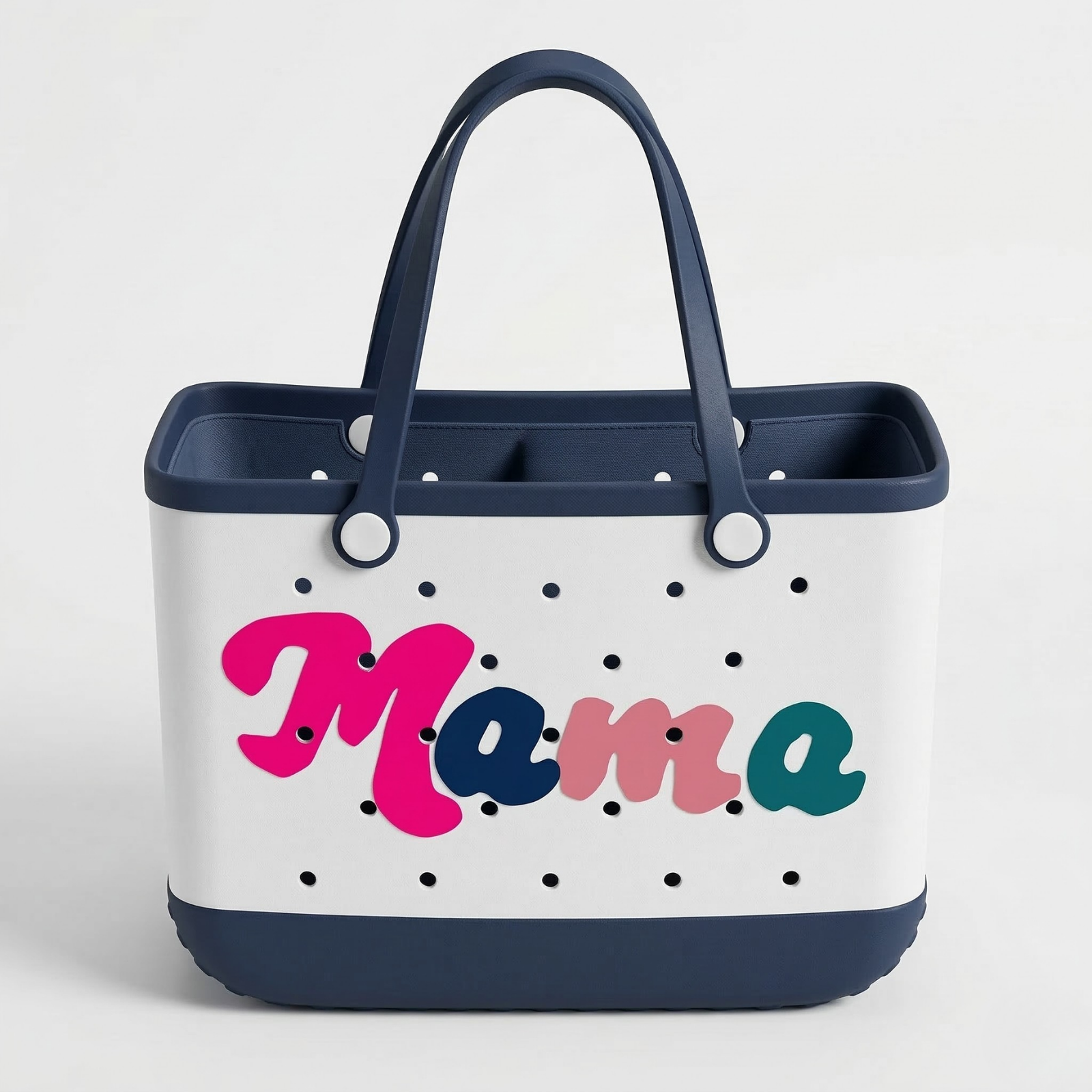Waterproof EVA Beach Tote | Washable Ventilated Pool Bag with Drain Holes
