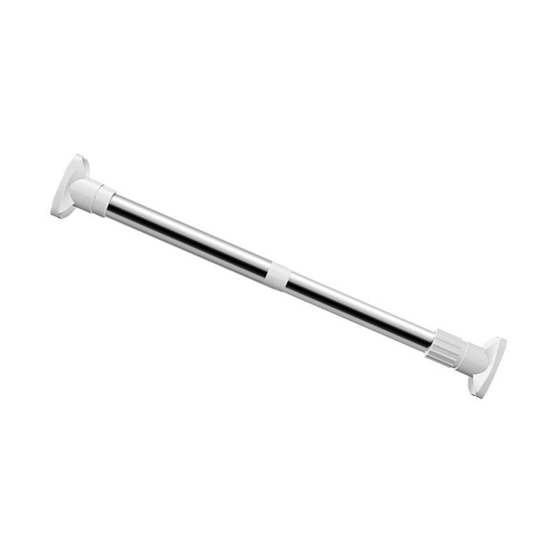 Adjustable Telescopic Clothing Rod | No Drill Tension Hanger for Closet