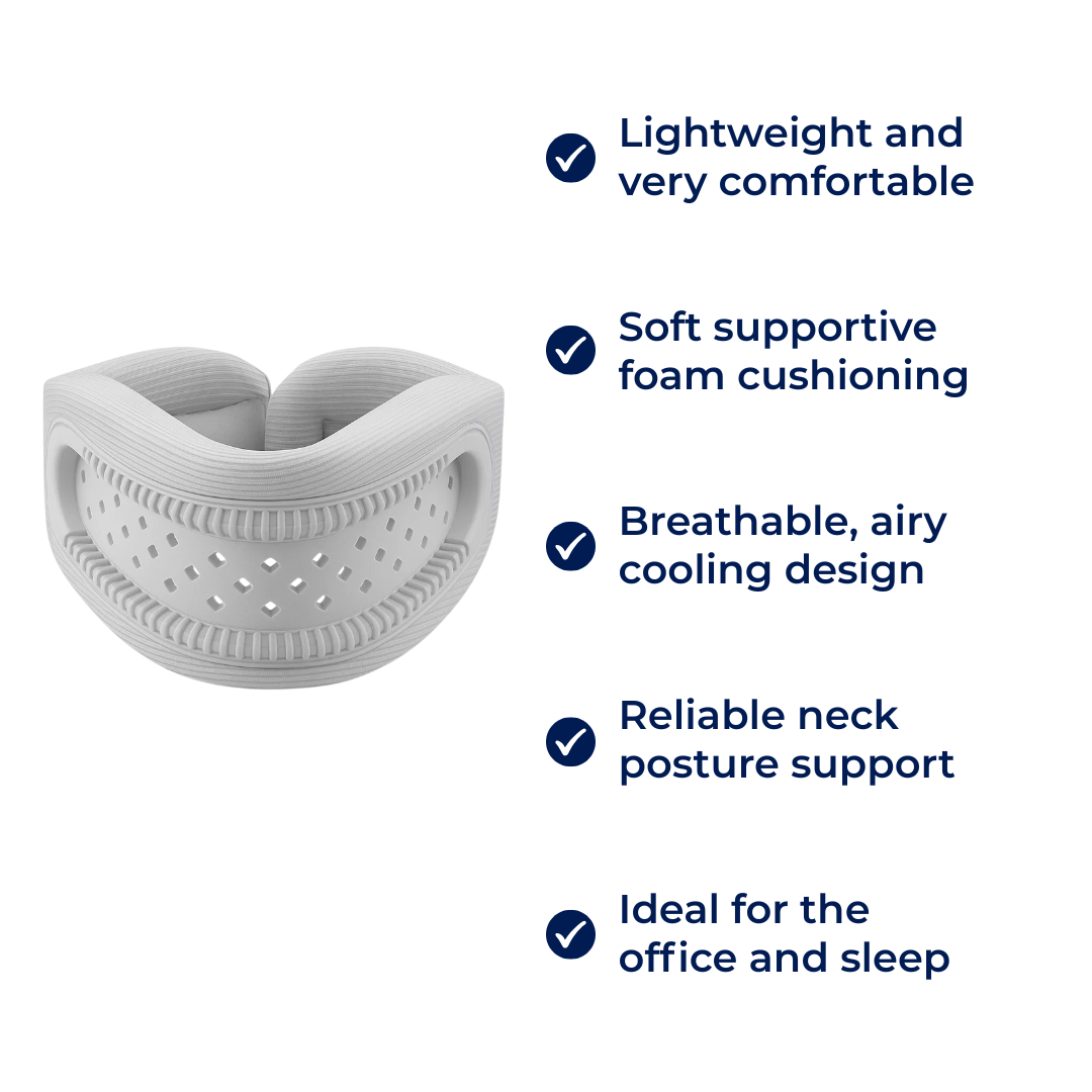Soft Foam Neck Support Brace | Breathable Cervical Collar for Pain Relief & Sleep