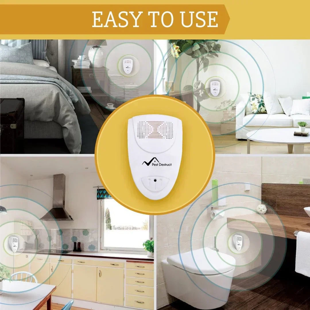 Ultrasonic Bed Bug Repeller | Plug-In Electronic Pest Control
