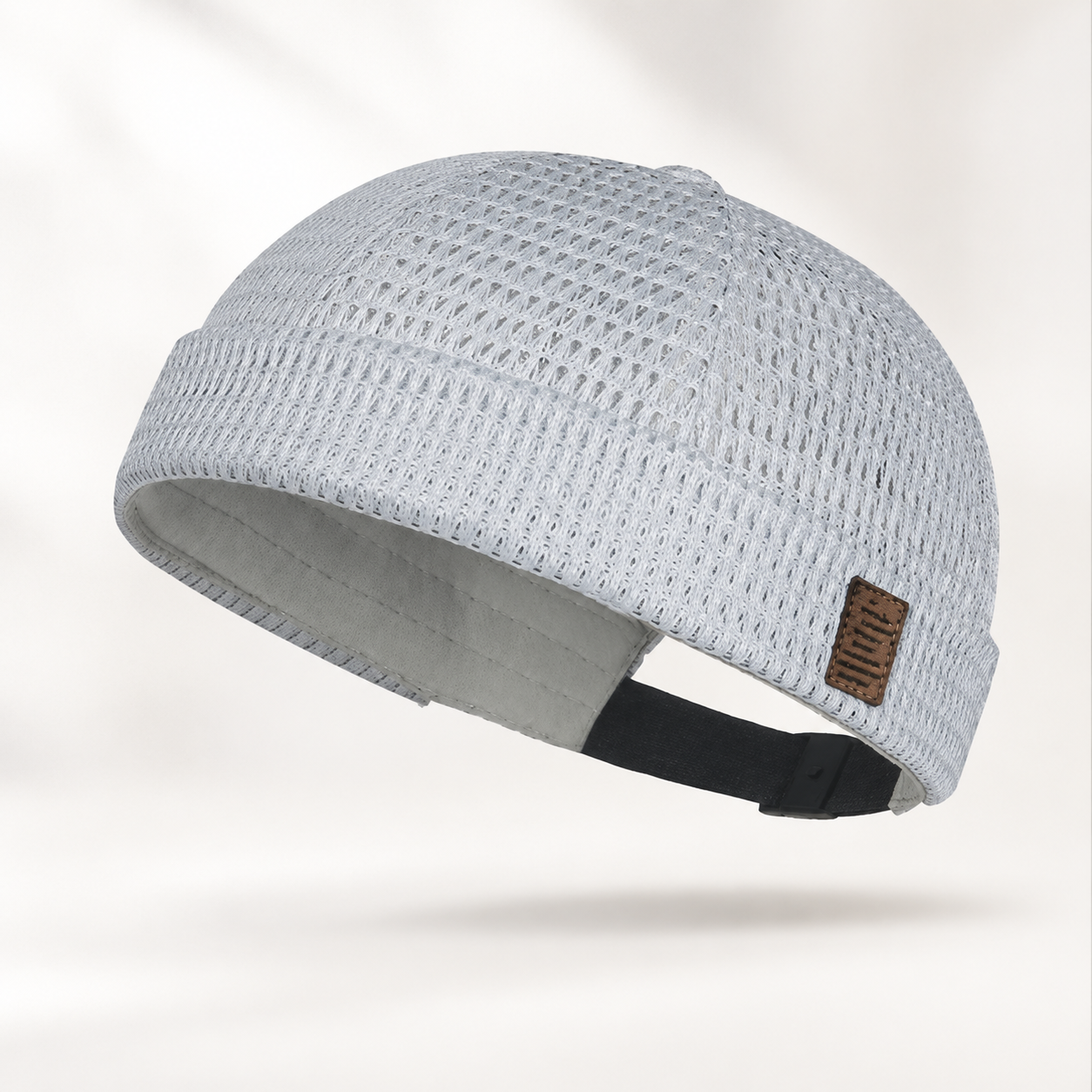 Practical Rimless Mesh Cap – Breathable Adjustable Headwear for Sun & Sport