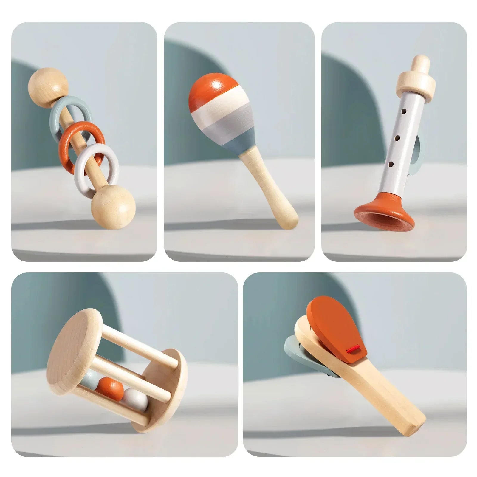 Wooden Montessori Instrument Set | Xylophone, Maracas & Educational Toys for Toddlers