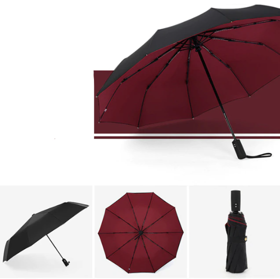 AustinCole | Durable Windproof Compact Umbrella for Heavy Rain and Stormy Weather