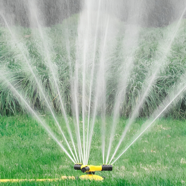 Rotating 360-Degree Lawn Sprinkler – Adjustable Garden Watering Sprayer for Even Lawn & Yard Coverage