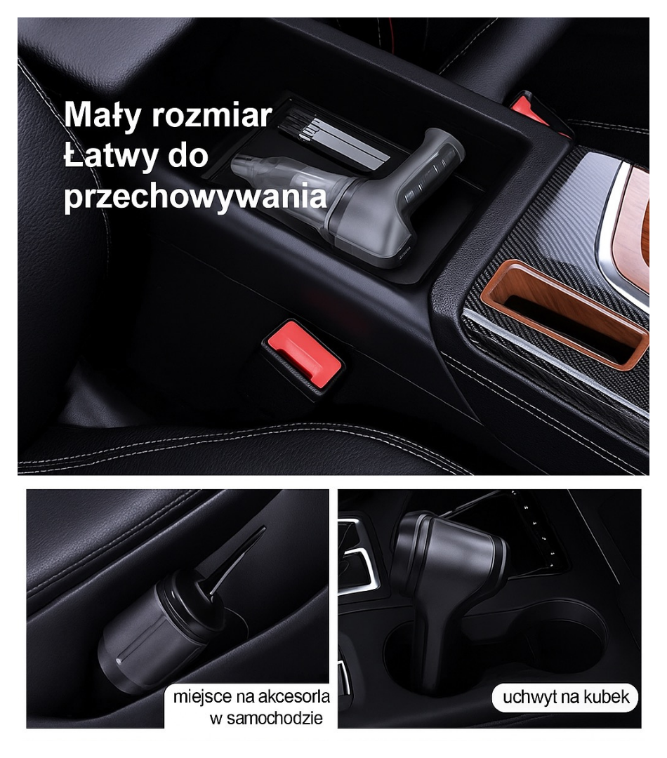 CotoClean | Powerful Handheld Cordless Car Vacuum Cleaner with USB-C Charging