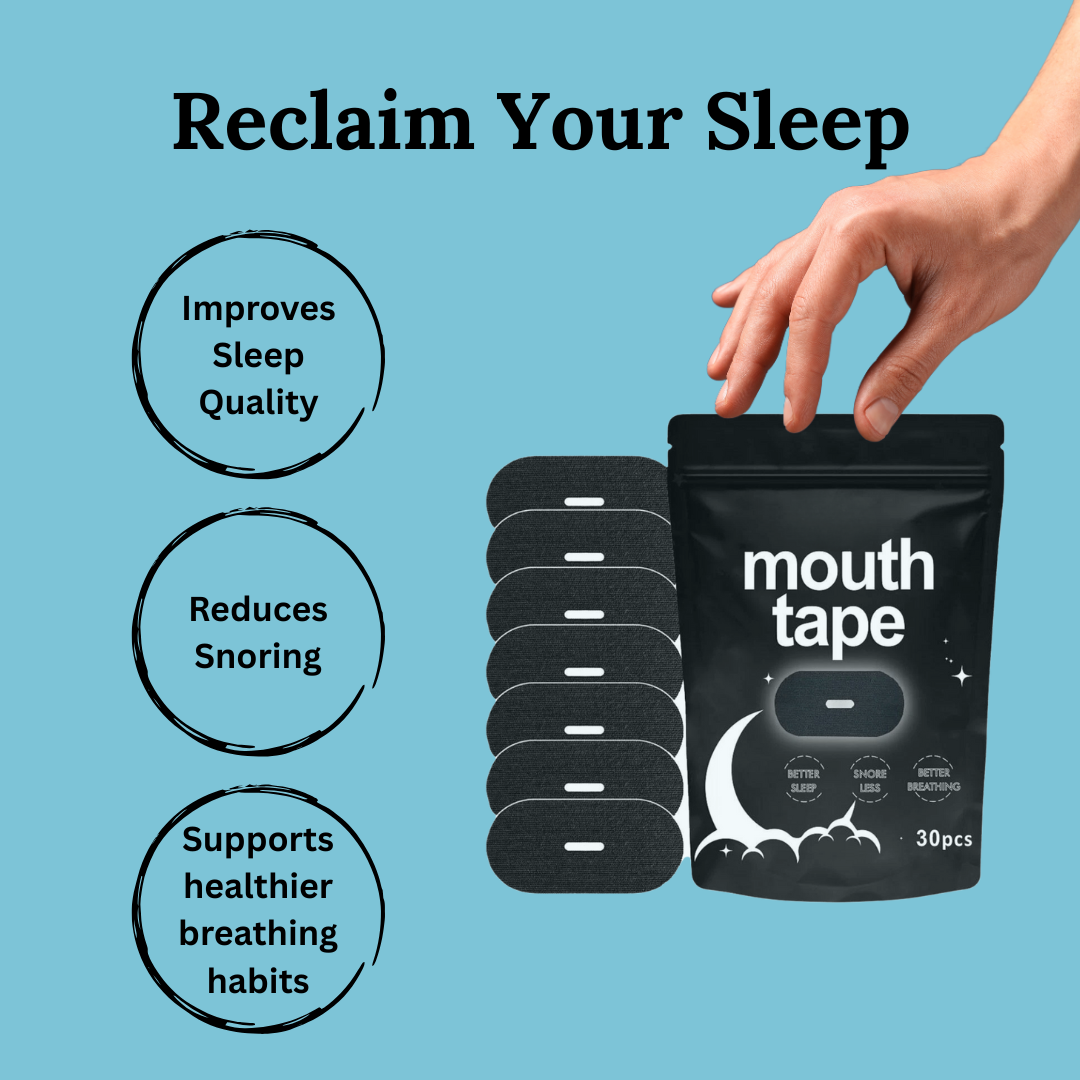 Mouth Tape for Sleeping | Lip Closure Strips for Nose Breathing