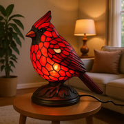 Natusite | Decorative Red Cardinal Bird Accent Table Lamp