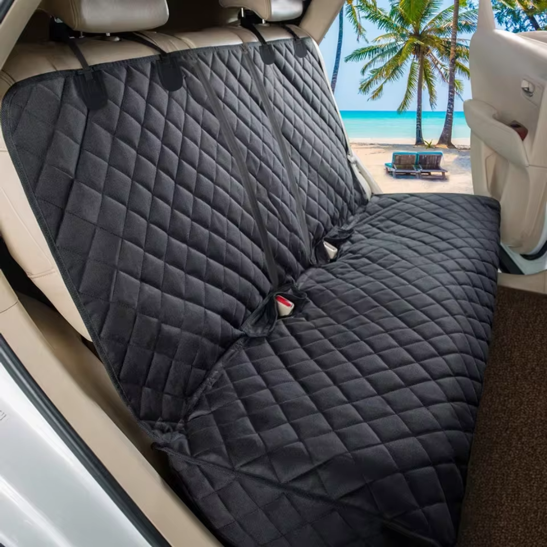 Waterproof Dog Car Seat Cover – Scratch-Resistant Back Seat Protector Hammock for Pets & Vehicles