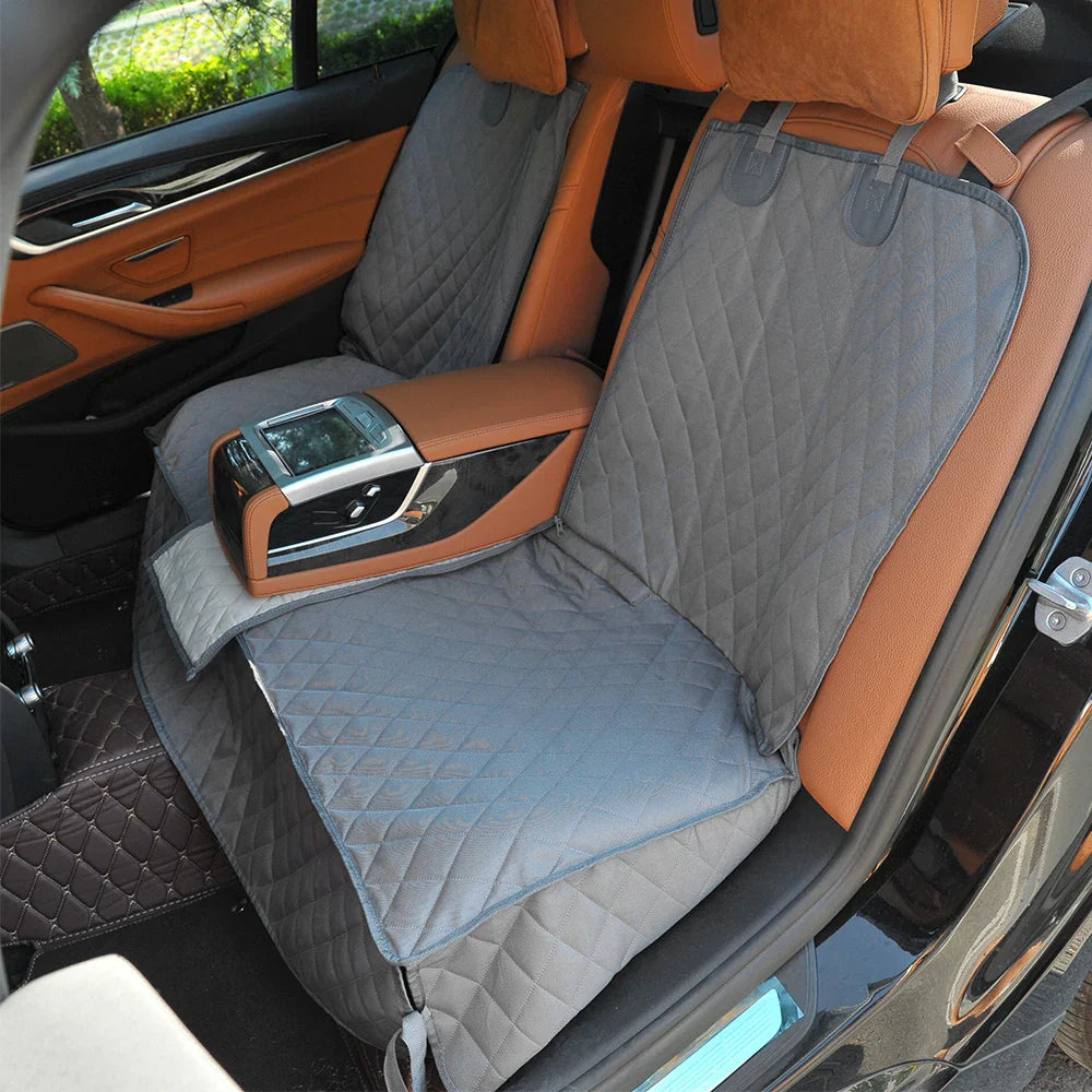 Waterproof Dog Car Seat Cover – Scratch-Resistant Back Seat Protector Hammock for Pets & Vehicles