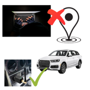 Portable GPS Signal Blocker for Car - 12V Lighter Powered Privacy Device