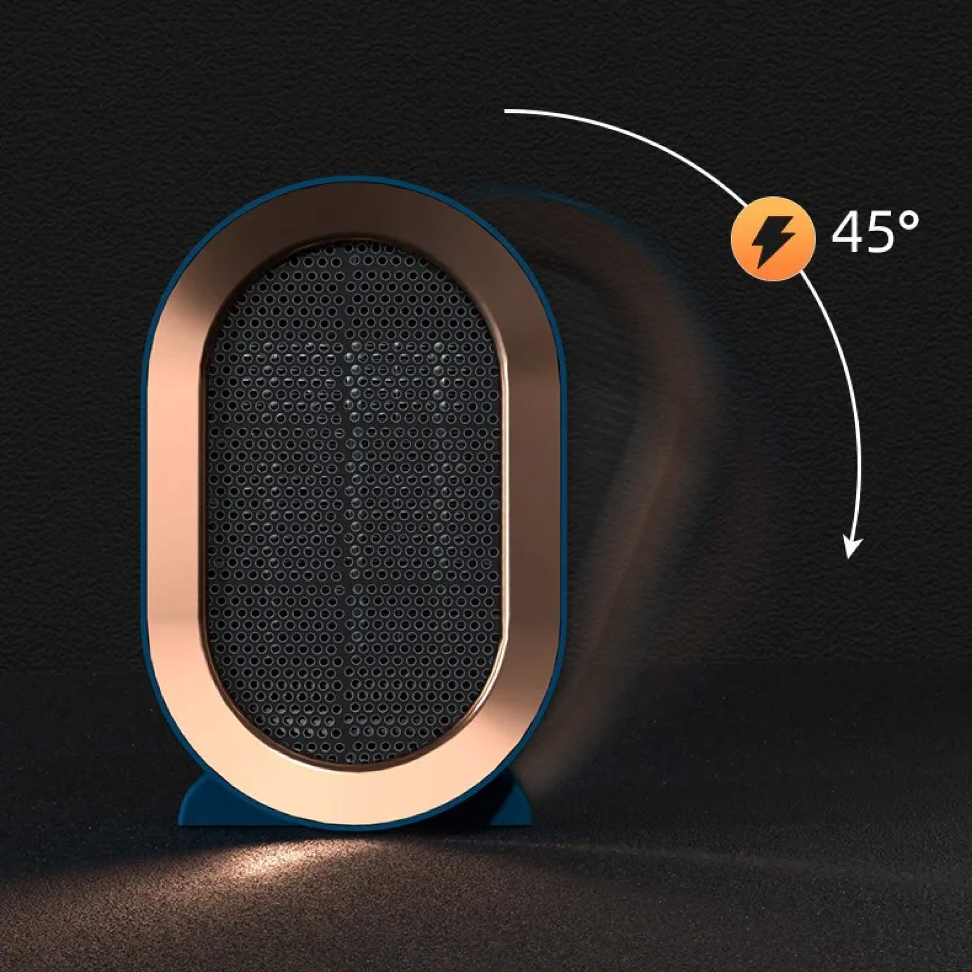 ThermoFlow | Modern Compact Portable Ceramic Heater for Home and Workspace