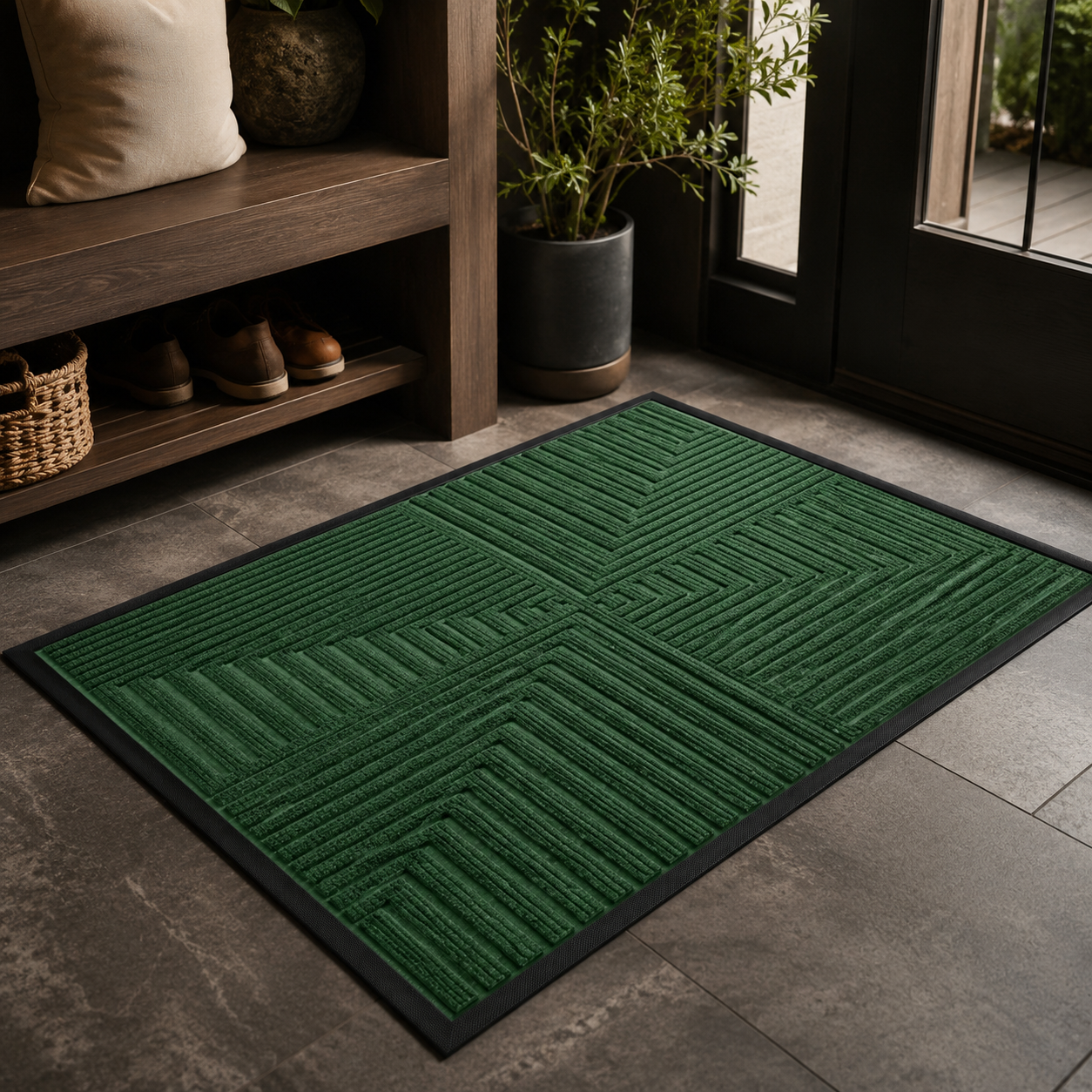Durable Heavy Duty Door Mat – Indoor Outdoor Use