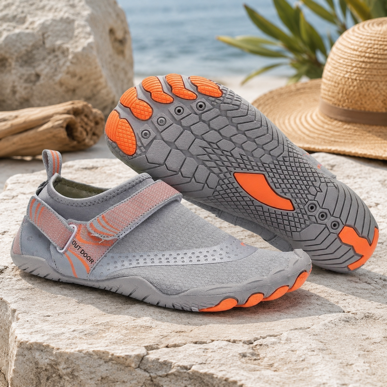 Barefoot Quick-Dry Water Shoes for Beach & Swimming – Lightweight Non-Slip Aqua Shoes for Surf, Pool & Watersports