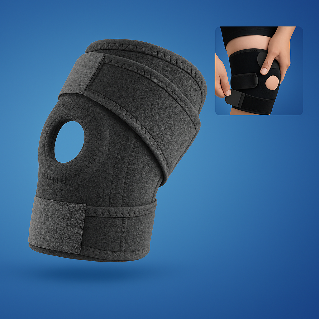 Adjustable Compression Knee Support | Sports Stability Brace & Recovery Sleeve