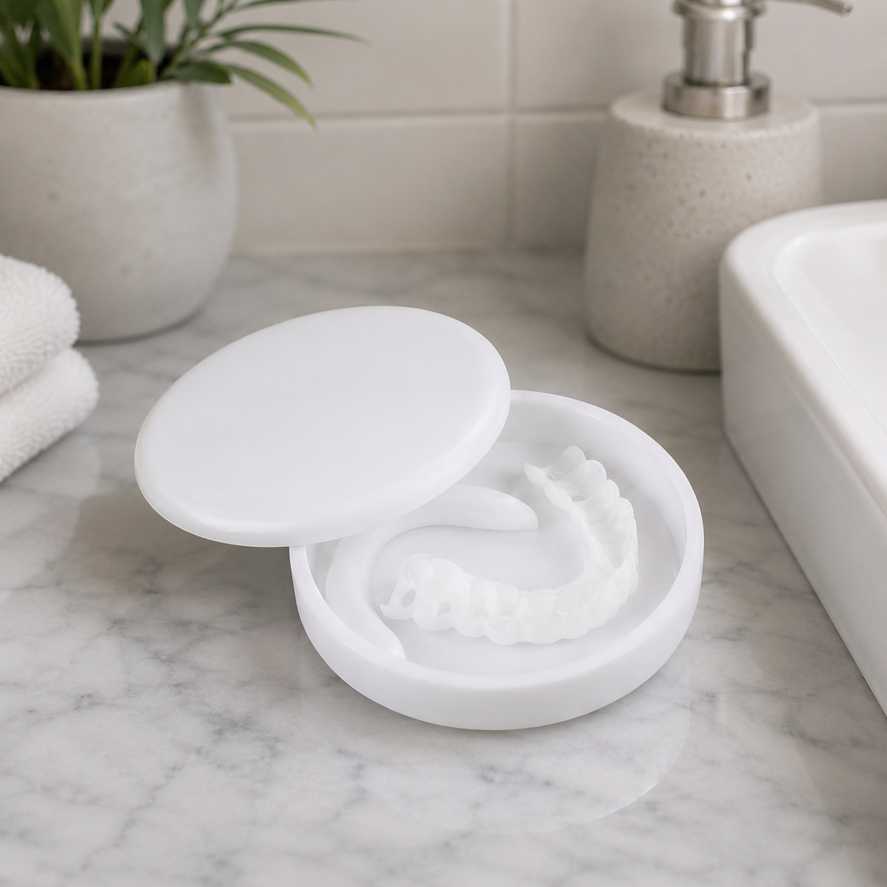 Stylish Upper and Lower Veneer Set for Enhanced Smile Aesthetics – Gentle Everyday Self-Care Essential for Home Use