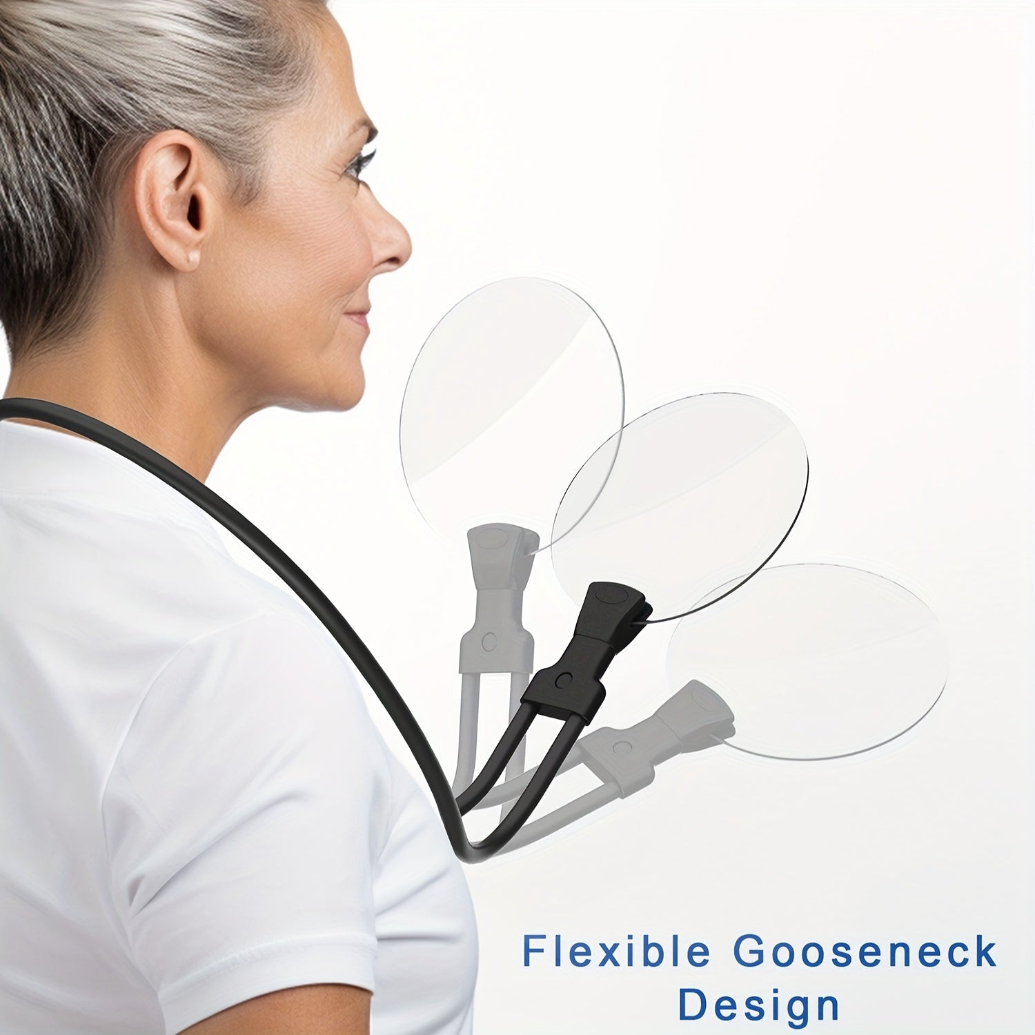 CarterLens | Ergonomic Adjustable 5X Hands-Free Magnifying Glass