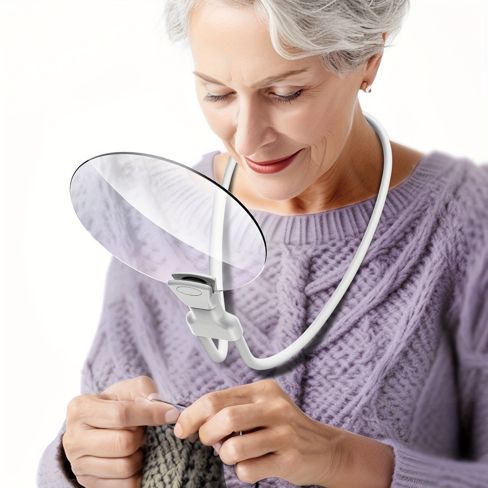 CarterLens | Ergonomic Adjustable 5X Hands-Free Magnifying Glass