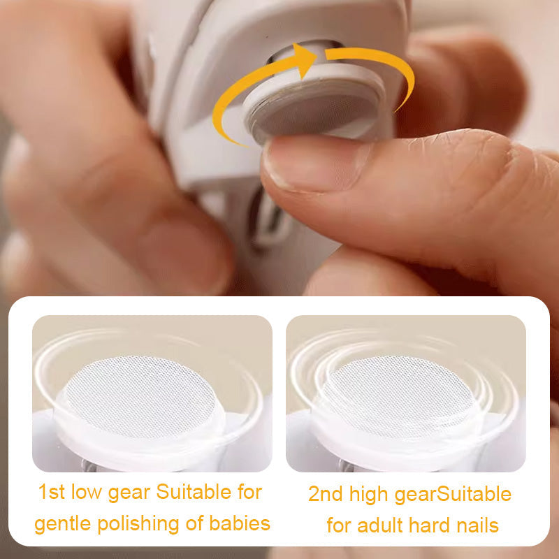 CalebTrim | Safe Electric Rechargeable Toenail Clipper for Smooth Care