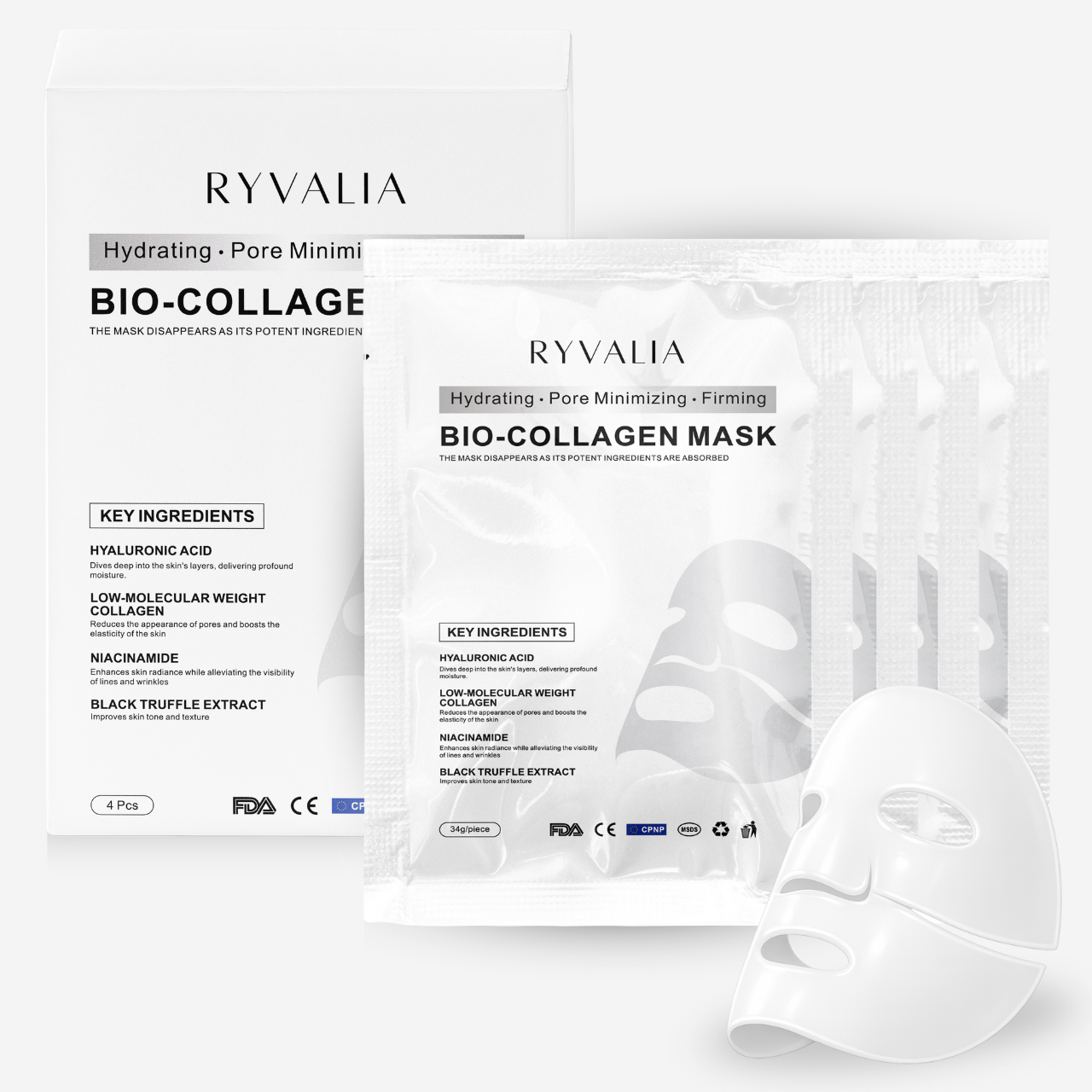 Bio-Collagen Hydrating Face Mask | Anti-Aging Firming & Moisture Mask