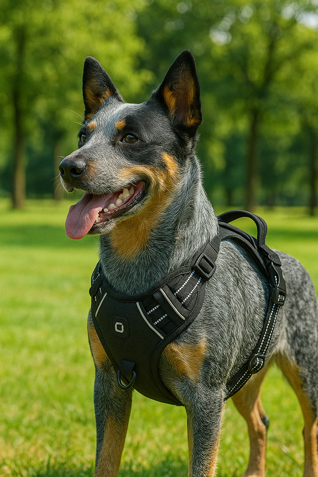 Comfort Control No-Pull Dog Harness with Handle – Soft Padded Adjustable Vest for Small to Large Dogs