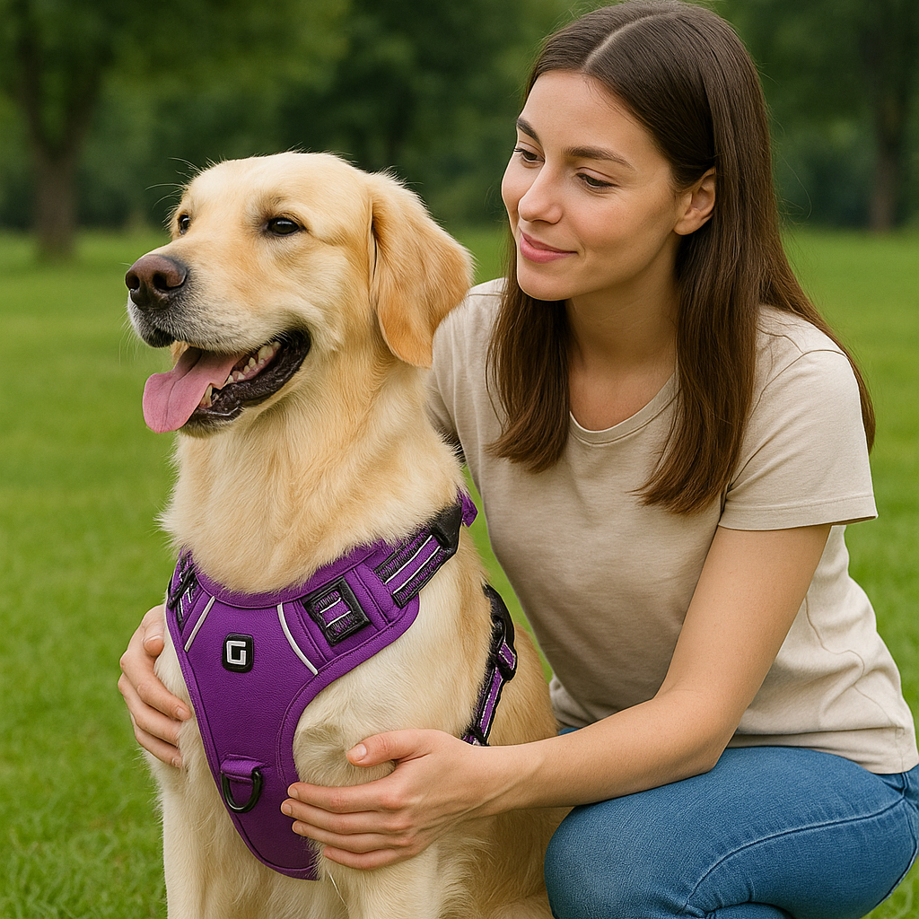 Comfort Control No-Pull Dog Harness with Handle – Soft Padded Adjustable Vest for Small to Large Dogs